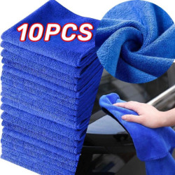 10Pcs Microfiber Towels Car...