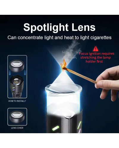 HIGH-POWER RECHARGEABLE LED FLASHLIGHT ID:3285