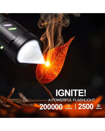 HIGH-POWER RECHARGEABLE LED FLASHLIGHT ID:3285