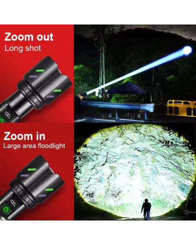 HIGH-POWER RECHARGEABLE LED FLASHLIGHT ID:3285