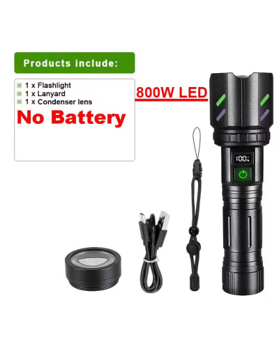 HIGH-POWER RECHARGEABLE LED FLASHLIGHT ID:3285
