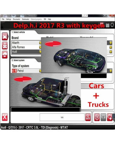 Car repair software For Delphis 2017.R3 with Free Keygen for Delph-is 