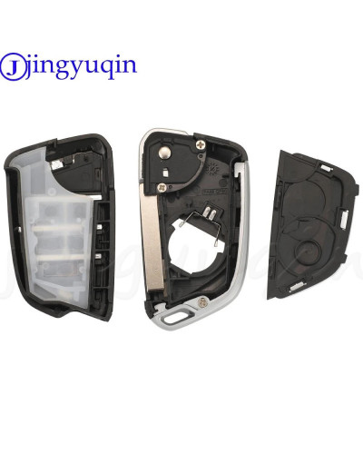 Jingyuqin-carcasa de llave remota modificada para Chevrolet Cruze Epica Camaro Impala Malibu Opel Astra Insignia Vauxhall Buick