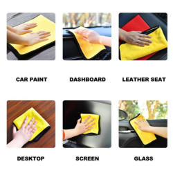 Microfiber Towel Car Interior Dry Cleaning Towels Car Wash Supplies Home Appliance Auto Detailing Rag Products Tools Car Towel