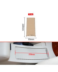 Cubierta enrollable para consola central interior de coche, soporte para taza de agua, almacenamiento para Buick Excelle 2004-20