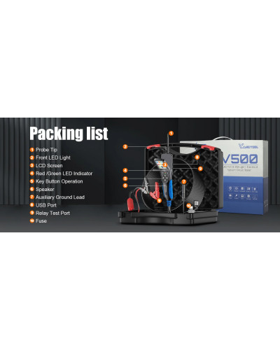 Circuit Probe Kit Automotive Multimeter Electrical System Diagnostic Tools Oscilloscope/Relay/Injector
