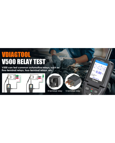 Circuit Probe Kit Automotive Multimeter Electrical System Diagnostic Tools Oscilloscope/Relay/Injector
