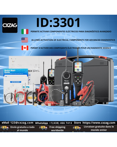 Circuit Probe Kit Automotive Multimeter Electrical System Diagnostic Tools Oscilloscope/Relay/Injector