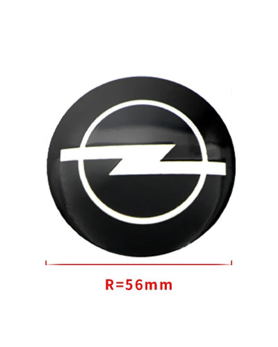 Cubierta de llanta de cubo de rueda de coche, 4 piezas, 56mm, pegatinas de emblema para Renault, Porsche, Toyota, Nissan, Buick,