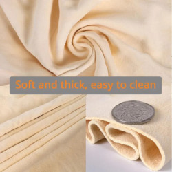 1X Multi Size Auto Motorcycle Natural Drying Chamois Approx Free Shape Genuine Leather Cloth Washing Deerskin Car Cleaning Stuff