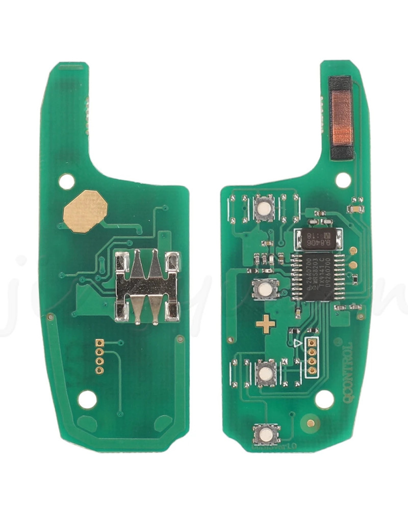 Jingyuqin-mando a distancia para llave de coche, dispositivo con tapa de 3 botones, 315MHz, 433MHZ, ID46, para Opel Astra K Buic