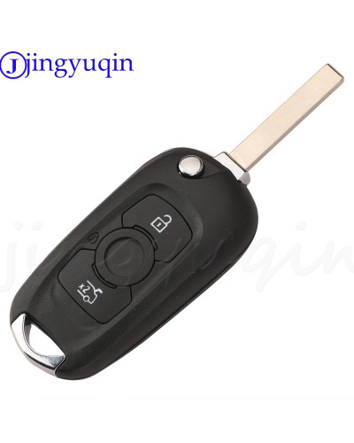 Jingyuqin-mando a distancia para llave de coche, dispositivo con tapa de 3 botones, 315MHz, 433MHZ, ID46, para Opel Astra K Buic