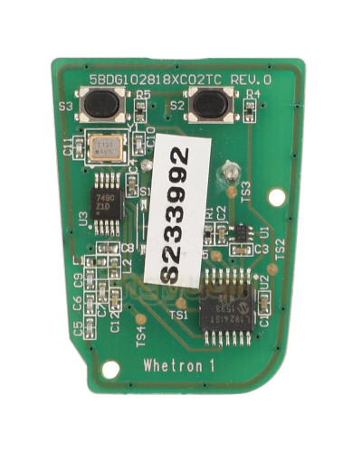 Jingyuqin-mando a distancia para llave de coche, mando a distancia de 433MHz, Chip FSK ID70 para Chevrolet Sail Aveo Cavalier 20