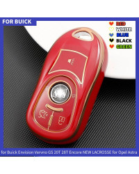 Funda de TPU para llavero de coche, accesorios para Buick Envision Vervno GS 20T 28T Encore, LACROSSE, Opel Astra K