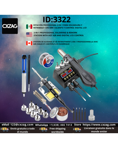 Kit estacion de soldadura ID:3322