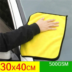 mling 30x30/60CM Car Wash Microfiber Towel Car Cleaning Drying Cloth Hemming Car Care Cloth Detailing Car Wash Towel For Toyota