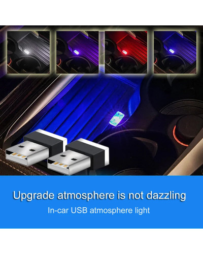 Mini luz LED para coche, luz de ambiente USB para Chevrolet Equinox GMC Terrain GMC Acadia Buick Enclave Chevy Traverse