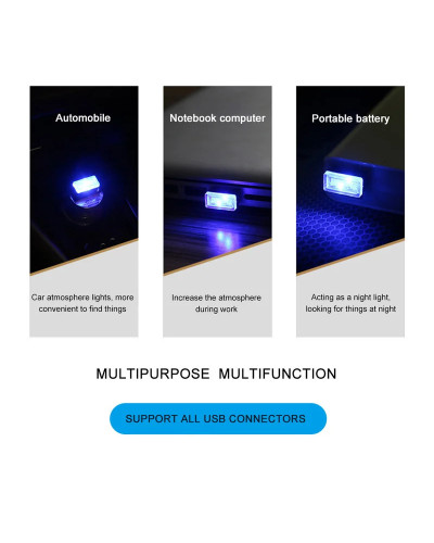 Mini luz LED para coche, luz de ambiente USB para Chevrolet Equinox GMC Terrain GMC Acadia Buick Enclave Chevy Traverse