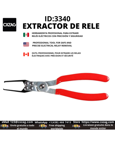 ID:3340 Pinzas Extractoras de relevador