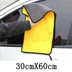 Car Thicken Microfiber Cleaning Towels High-end PremiumDrying Cloth Double Layer Plush Hemming Wash Rag