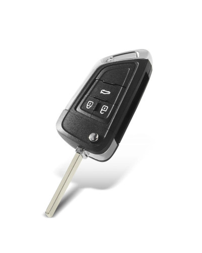 KEYYOU-carcasa para mando a distancia de Chevrolet, Cruze, Epica, Lova, Camaro, Vauxhall, Insignia, Astra, Buick, botón modifica