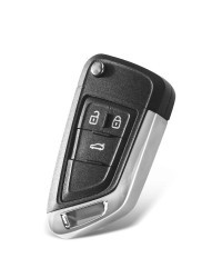 KEYYOU-carcasa para mando a distancia de Chevrolet, Cruze, Epica, Lova, Camaro, Vauxhall, Insignia, Astra, Buick, botón modifica