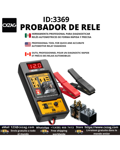 ID:3369 Probador de relevadores