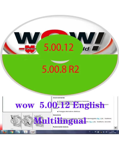 wurth wow 5 00 12 diagnostics Software 5.00.8 R2 + Kengen French Spani