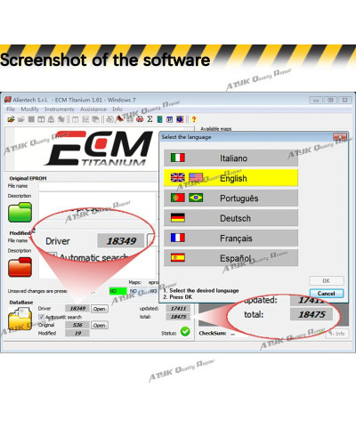 ECM Titanium V1.61 2024 Hot Sale Diagnostic software Automobile Mainte