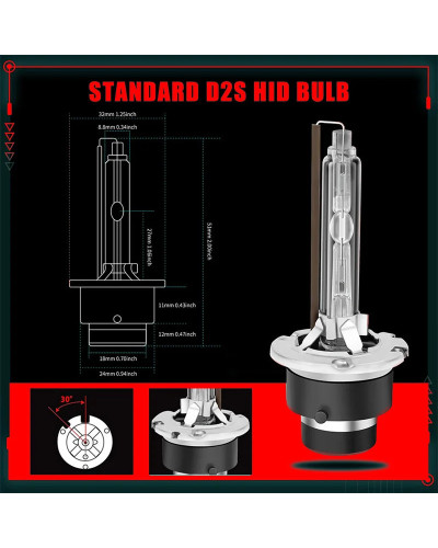 SUKIOTO-bombilla de Faro de Xenón HID para coche, Bombilla de 55W, D2S, 5500K, 35W, D2R, D4S, D4R, para Nissan, Mazda, Jeep, Dod