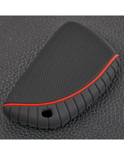 Funda protectora de silicona para llave de coche, carcasa con tapa de 5 botones, para Chevrolet Silverado GMC Sierra Buick 2022 