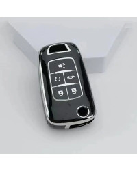 Funda de TPU suave para llave de coche, cubierta Fob para Chevrolet, Chevy, GMC, Buick, Encore, Terrain, Malibu, Camaro, Cruze, 