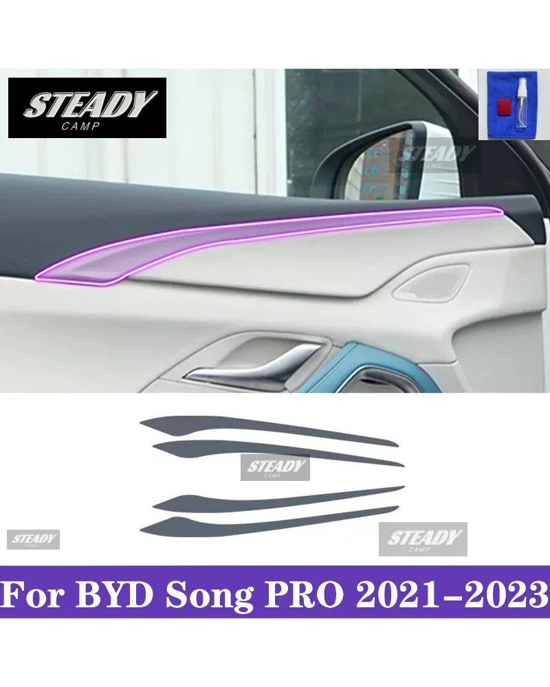Para BYD Song PRO 2021-2023 consola central interior de coche película