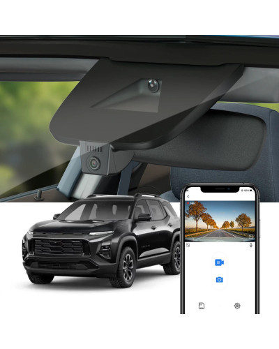 FITCAMX 4K UHD DVR de coche para Chevy Equinox 2024 2025 y Equinox EV,