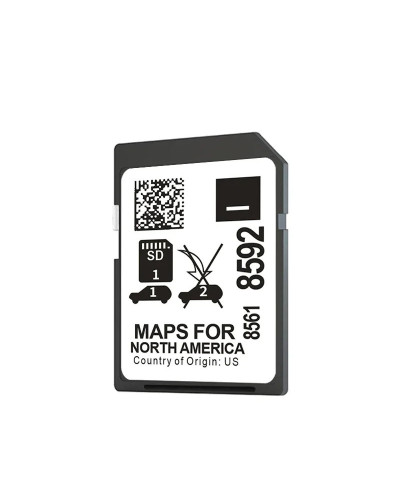 Actualización de vehículo para Buick Cadillac Chevrolet GMC 2023, mapa de navegación por satélite, tarjeta SD GPS para América d