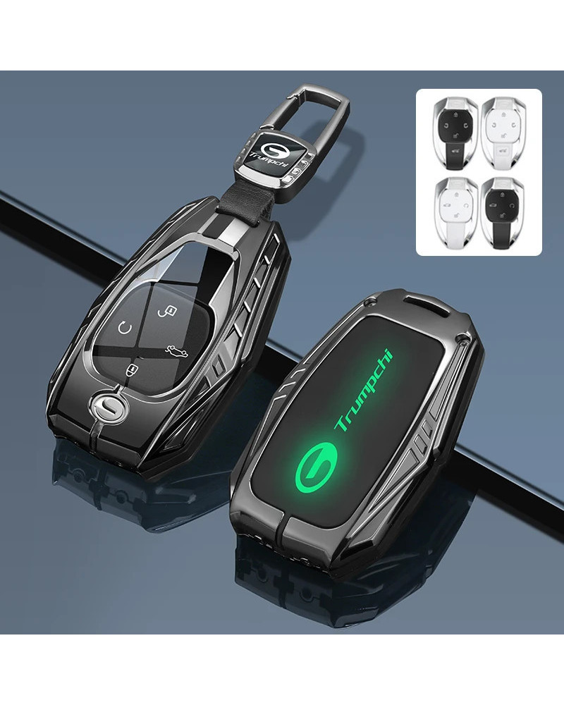 Funda con soporte para llave de aleación de Zinc para coche, accesorio