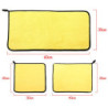 1/5Pcs Car Wash Microfiber Towel Water Absorbtion Drying Cloth Wash Towel Double Layer Clean Rags Car Detailing Microfiber Towel