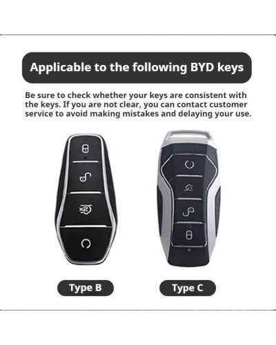 Funda para llave de coche BYD Song Pro Tang Dm QIn PLUS MAX Yuan Atto 