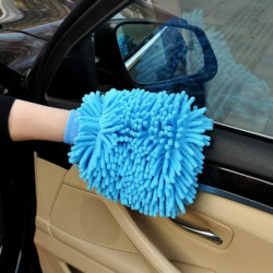 Gants de lavage de voiture lavables en microfibre, soins épais, brosse de détail, serviette, outils de nettoyage