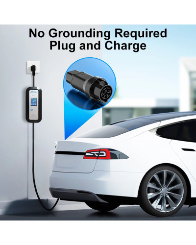Adaptador de carga tipo 1 a GBT EV, convertidor de carga de vehículo e