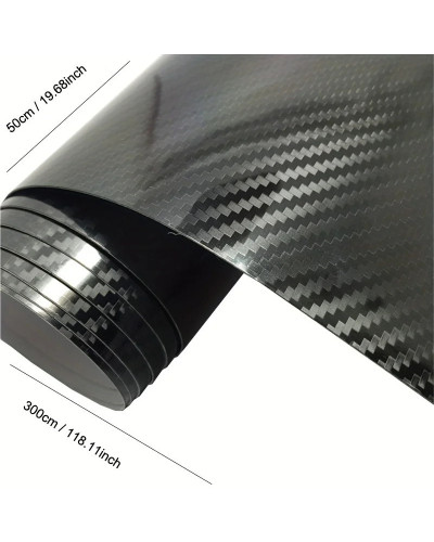 Película de fibra de carbono para coche, accesorios de envoltura de vi