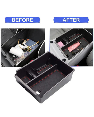 Bandeja organizadora de apoyabrazos Central para Hyundai Tucson NX4 Li