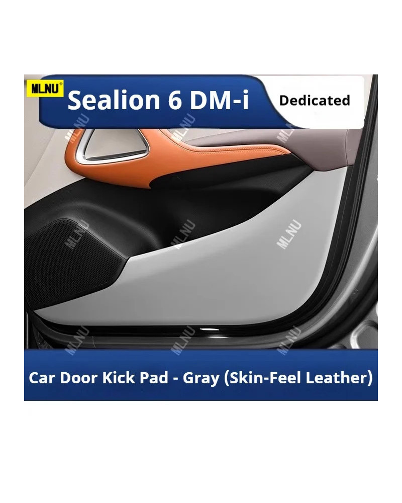 Alfombrillas de cuero para puerta BYD Song Pro/Shark/Seal U, accesorio