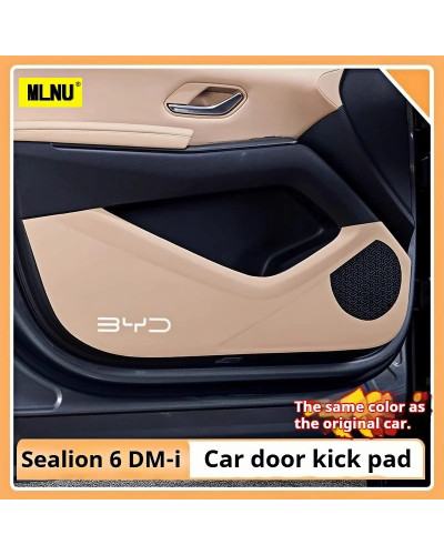Alfombrillas de cuero para puerta BYD Song Pro/Shark/Seal U, accesorio