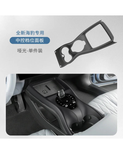 Para BYD Seal EV 2022 2023 cubierta de Panel de consola central ABS an