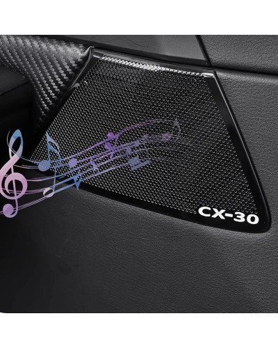Cubierta decorativa para altavoz de puerta, accesorios interiores para