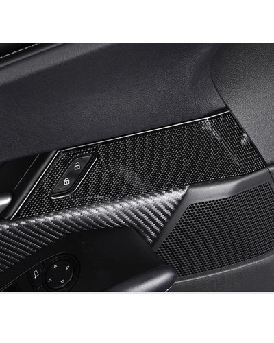 Cubierta decorativa para altavoz de puerta, accesorios interiores para