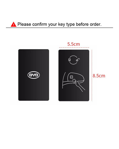 Funda de cuero para llave remota con tarjeta NFC para coche, cubierta 