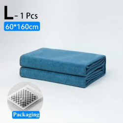 LULECI Car wash towel thickened large-size water absorbing coral wool car towel Double sided quick drying car wash towel