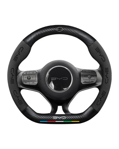 BYD Atto 3 EV Yuan Plus Funda deportiva de cuero en forma de D para vo
